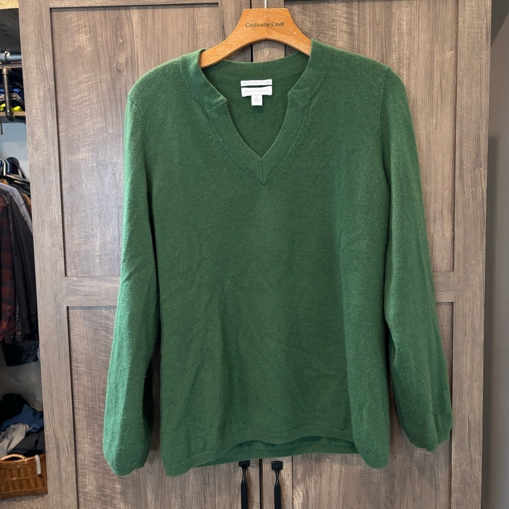 Charter Club Large Cashmere‎ Sweater V Neck